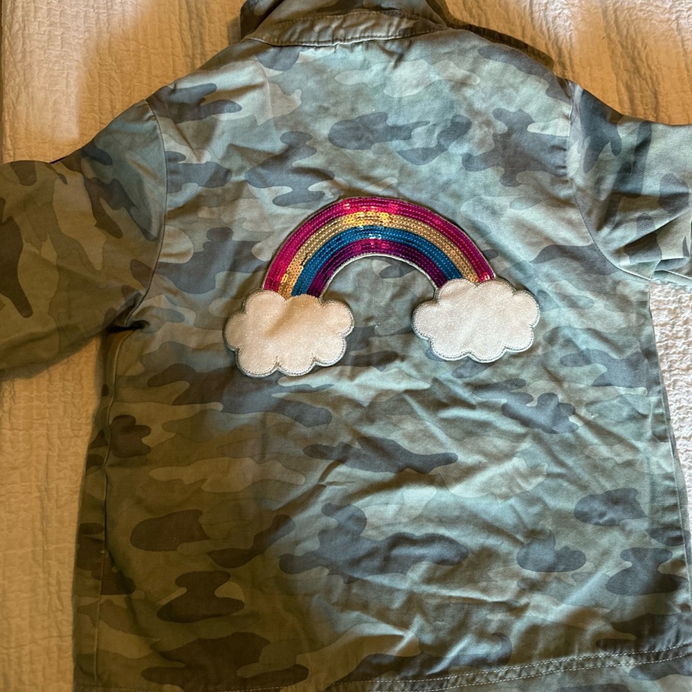 Light weight spring rainbow jacket.